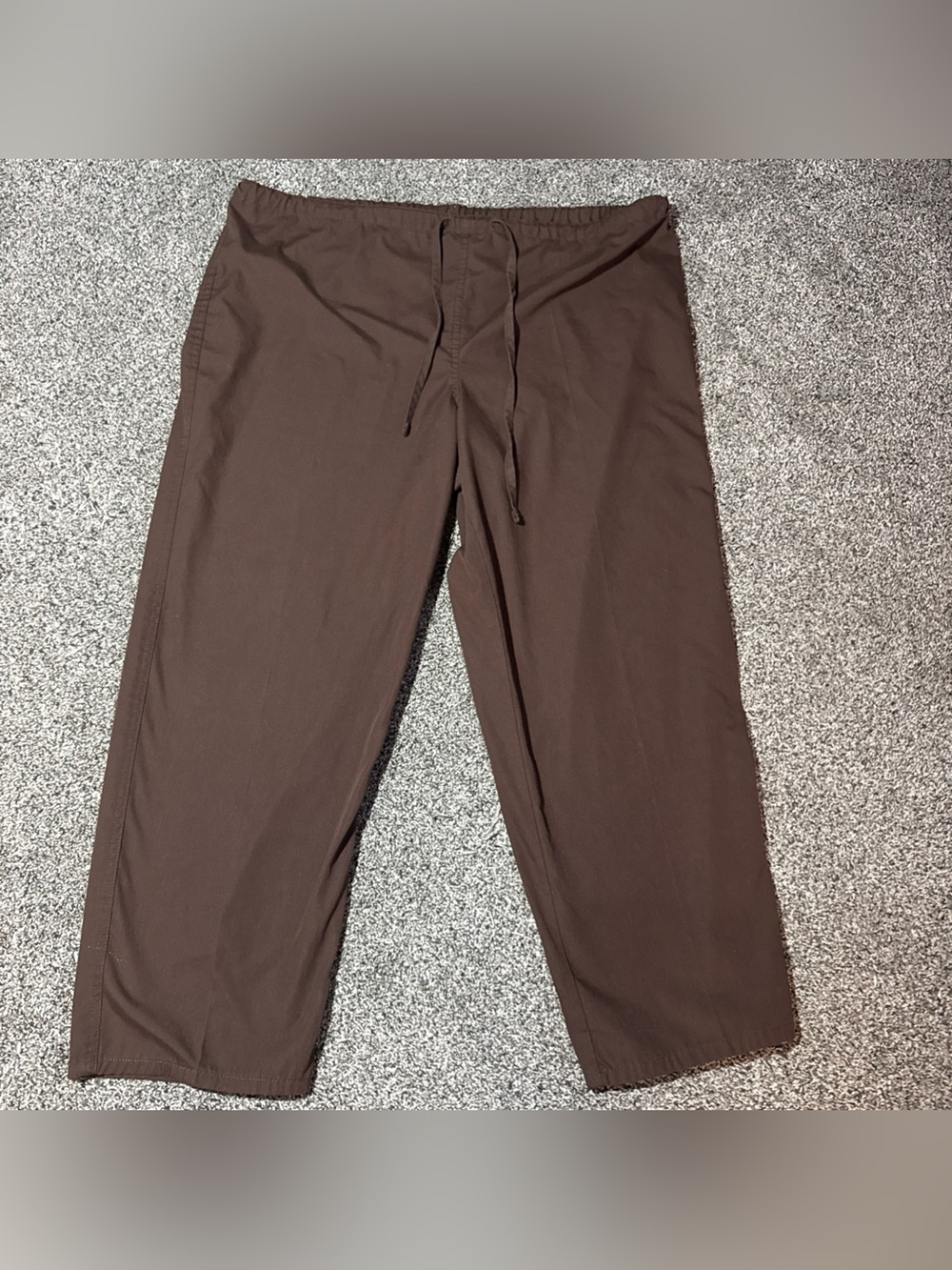 Tafford Scrub Pants Women’s (LS) Large Short Stretch Waist Brown